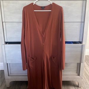Halogen large long cardigan